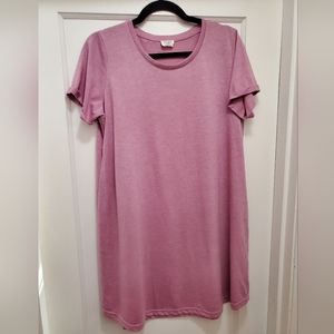 Cotton On - Size L, Pink, Flowy Tshirt Dress